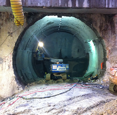 Mine Tunnel construction
