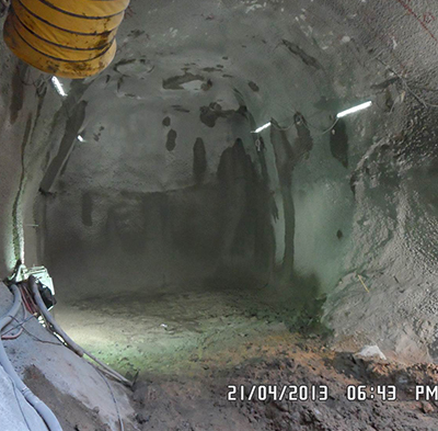 Mine Tunnel construction